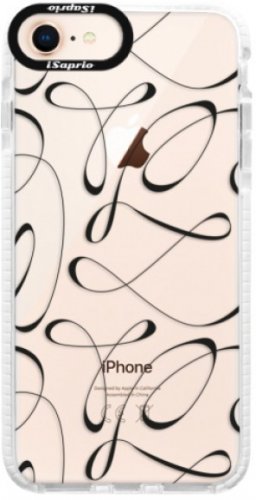 Silikonové pouzdro Bumper iSaprio - Fancy - black - iPhone 8