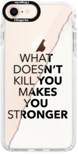Silikonové pouzdro Bumper iSaprio - Makes You Stronger - iPhone 8