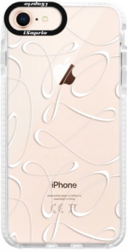 Silikonové pouzdro Bumper iSaprio - Fancy - white - iPhone 8