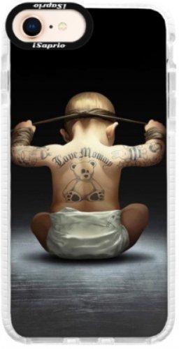 Silikonové pouzdro Bumper iSaprio - Crazy Baby - iPhone 8