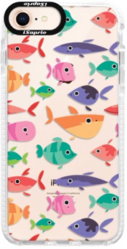 Silikonové pouzdro Bumper iSaprio - Fish pattern 01 - iPhone 8
