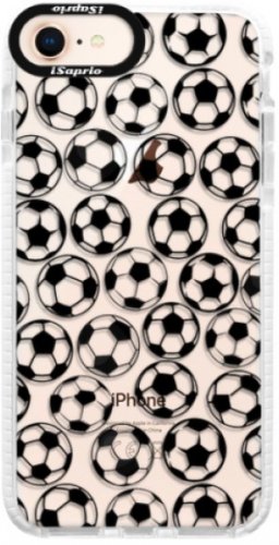 Silikonové pouzdro Bumper iSaprio - Football pattern - black - iPhone 8
