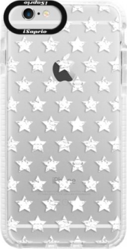 Silikonové pouzdro Bumper iSaprio - Stars Pattern - white - iPhone 6 Plus/6S Plus