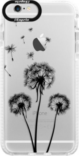 Silikonové pouzdro Bumper iSaprio - Three Dandelions - black - iPhone 6 Plus/6S Plus