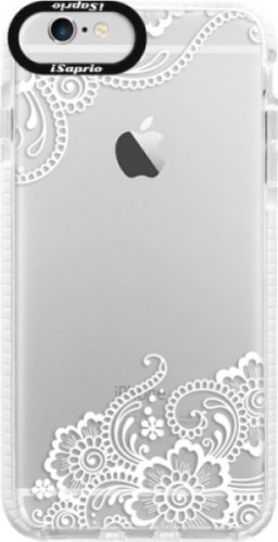 Silikonové pouzdro Bumper iSaprio - White Lace 02 - iPhone 6 Plus/6S Plus
