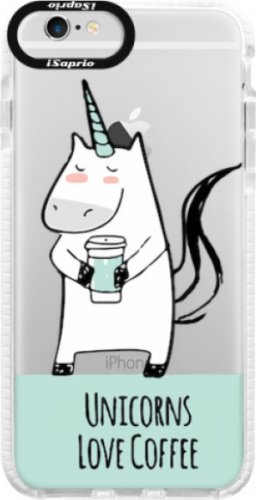 Silikonové pouzdro Bumper iSaprio - Unicorns Love Coffee - iPhone 6 Plus/6S Plus