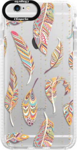 Silikonové pouzdro Bumper iSaprio - Feather pattern 02 - iPhone 6 Plus/6S Plus