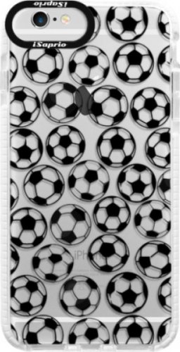 Silikonové pouzdro Bumper iSaprio - Football pattern - black - iPhone 6 Plus/6S Plus