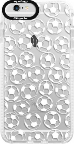 Silikonové pouzdro Bumper iSaprio - Football pattern - white - iPhone 6 Plus/6S Plus