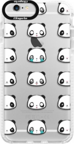 Silikonové pouzdro Bumper iSaprio - Panda pattern 01 - iPhone 6 Plus/6S Plus