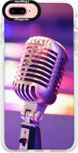 Silikonové pouzdro Bumper iSaprio - Vintage Microphone - iPhone 7 Plus