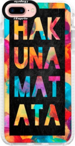 Silikonové pouzdro Bumper iSaprio - Hakuna Matata 01 - iPhone 7 Plus