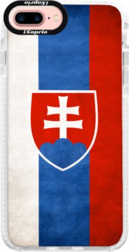 Silikonové pouzdro Bumper iSaprio - Slovakia Flag - iPhone 7 Plus
