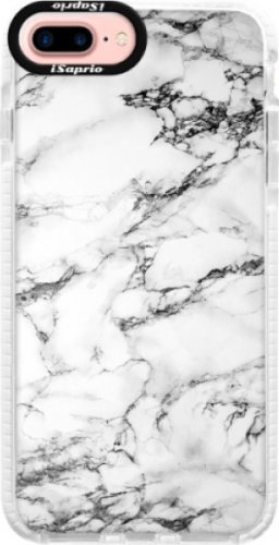Silikonové pouzdro Bumper iSaprio - White Marble 01 - iPhone 7 Plus