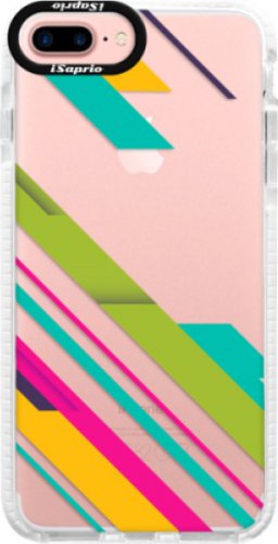 Silikonové pouzdro Bumper iSaprio - Color Stripes 03 - iPhone 7 Plus