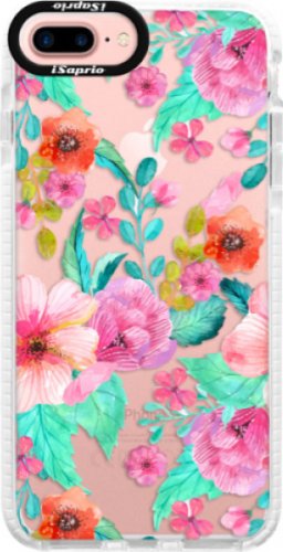 Silikonové pouzdro Bumper iSaprio - Flower Pattern 01 - iPhone 7 Plus