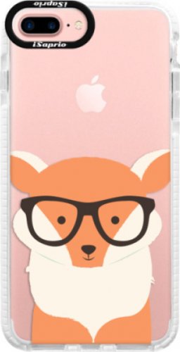 Silikonové pouzdro Bumper iSaprio - Orange Fox - iPhone 7 Plus