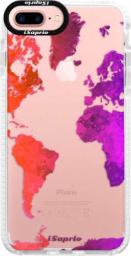 Silikonové pouzdro Bumper iSaprio - Warm Map - iPhone 7 Plus