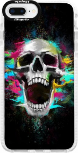 Silikonové pouzdro Bumper iSaprio - Skull in Colors - iPhone 8 Plus