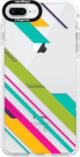 Silikonové pouzdro Bumper iSaprio - Color Stripes 03 - iPhone 8 Plus