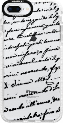 Silikonové pouzdro Bumper iSaprio - Handwriting 01 - black - iPhone 8 Plus