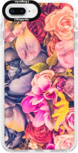 Silikonové pouzdro Bumper iSaprio - Beauty Flowers - iPhone 8 Plus