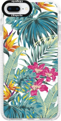 Silikonové pouzdro Bumper iSaprio - Tropical White 03 - iPhone 8 Plus