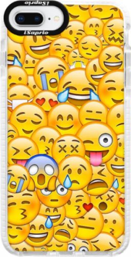 Silikonové pouzdro Bumper iSaprio - Emoji - iPhone 8 Plus