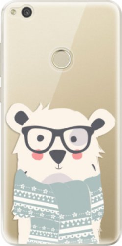 Odolné silikonové pouzdro iSaprio - Bear with Scarf - Huawei P9 Lite 2017