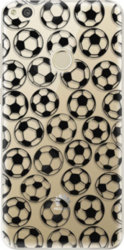 Odolné silikonové pouzdro iSaprio - Football pattern - black - Huawei P9 Lite 2017