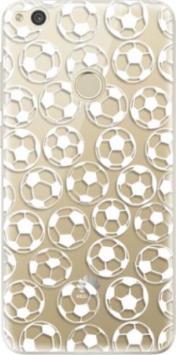 Odolné silikonové pouzdro iSaprio - Football pattern - white - Huawei P9 Lite 2017