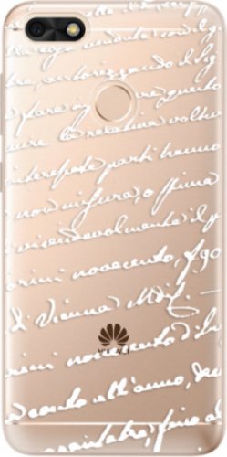 Odolné silikonové pouzdro iSaprio - Handwriting 01 - white - Huawei P9 Lite Mini