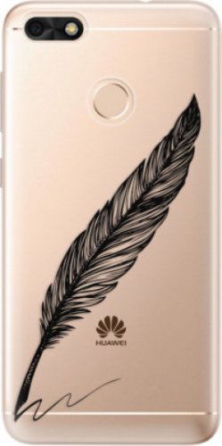 Odolné silikonové pouzdro iSaprio - Writing By Feather - black - Huawei P9 Lite Mini