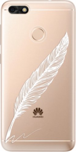 Odolné silikonové pouzdro iSaprio - Writing By Feather - white - Huawei P9 Lite Mini