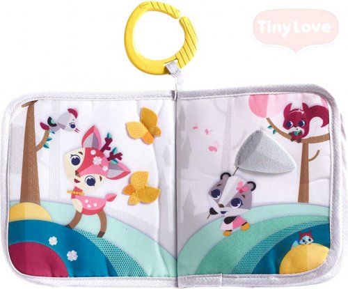 TINY LOVE Baby závěsná knížka se zvířátky Tiny Princess Tales pro miminko