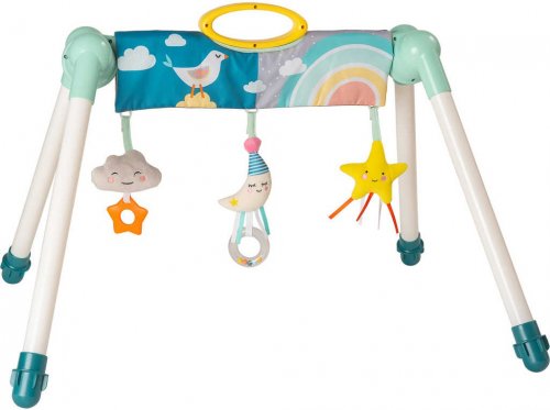 TAF TOYS Baby hrazda na cesty Měsíček set se 3 hračkami pro miminko