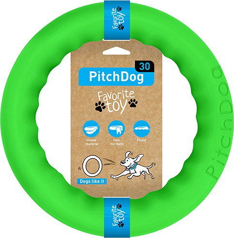 PitchDog tréninkový Kruh pro psy zelený 28cm