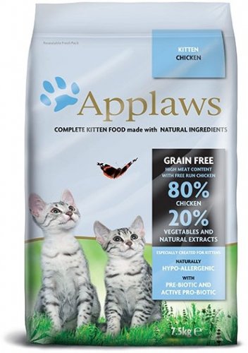 Applaws granule Cat Kitten Kuře 7,5kg - natržený pytel 5% sleva