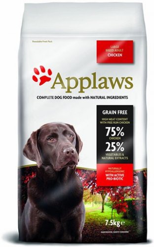 Applaws granule Dog Adult Large Breed Kuře 7,5kg - natržený pytel 5% sleva