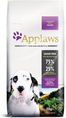 Applaws granule Dog Puppy Large Breed Kuře 15kg - natržený pytel 5% sleva