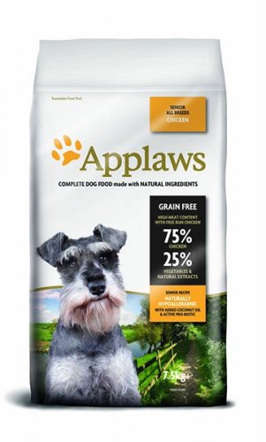 Applaws granule Dog Senior Kuře 7,5kg - natržený pytel 5% sleva