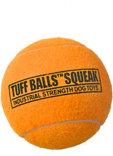 Tenisák pro psy - Giant oranžový 10cm pískací - 1ks