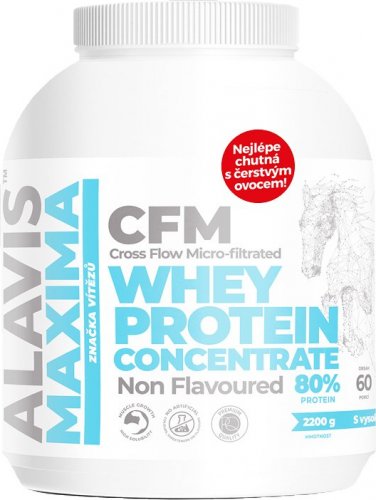 Alavis Maxima CFM Whey Protein Concentrate 2200 g bez příchutě
