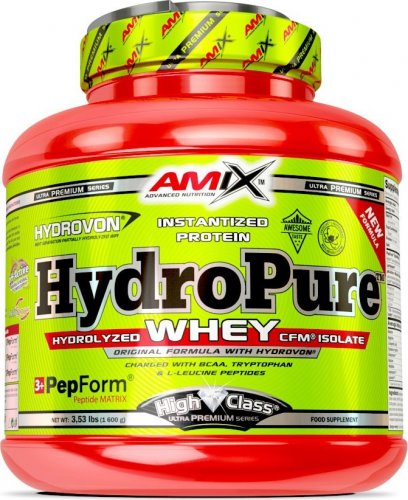 Amix HydroPure Whey Protein 1600 g dvojitá čokoláda