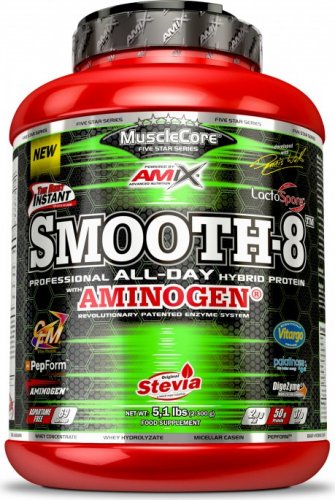 Amix Smooth-8 2300 g jahoda - jogurt