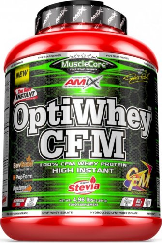 Amix MuscleCore OptiWhey CFM Instant Protein 2250 g mocca - čokoláda - káva