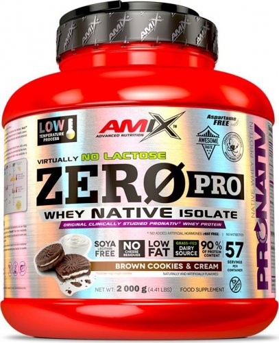 Amix ZeroPro Protein 2000 g jahoda