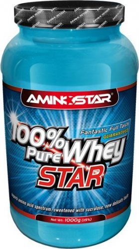Aminostar 100% Pure Whey Star 1000 g jahoda