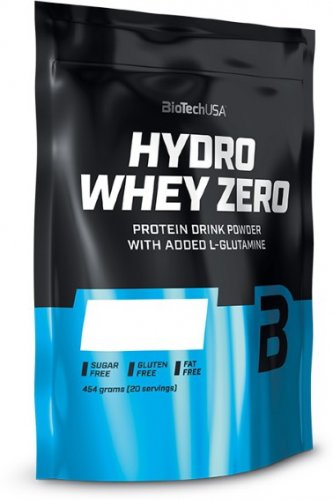 BioTech Hydro Whey Zero 454 g čokoláda -
 oříšek