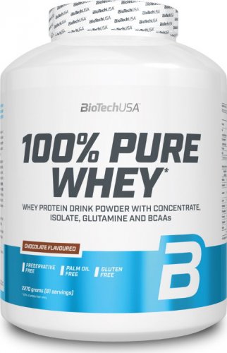 BioTech 100% Pure Whey 2270 g banán